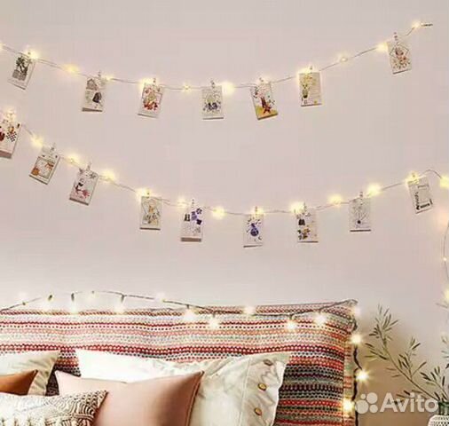 Гирлянда роса капля 100 Led на батарейках и USB