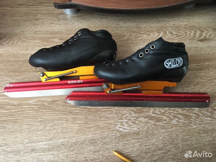 Коньки конькобежные беговые р.35