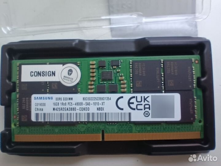 Оперативная память samsung DDR 5 16GB