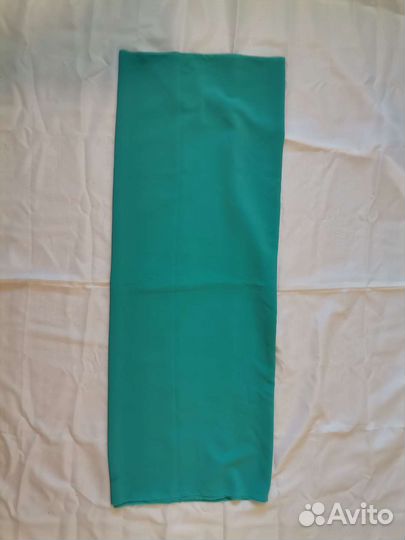 Отрез ткани бирюзовый, длина 3м, ширина 115 см