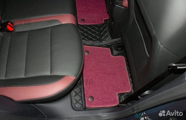 3Д (3D) коврики из экокожи geely Джили Coolray