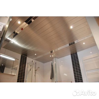 Потолки реечные подвесные алюминиевые