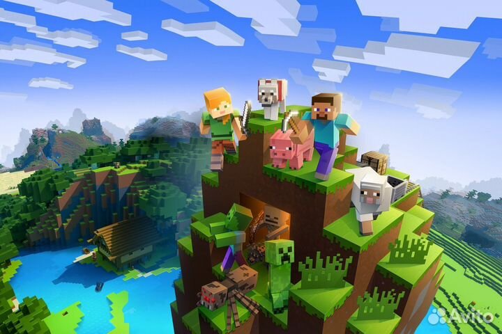 Minecraft Java&Bedrock (Ключ, Windows)