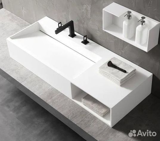 Раковина лодочка. Раковина из исскуственного камня