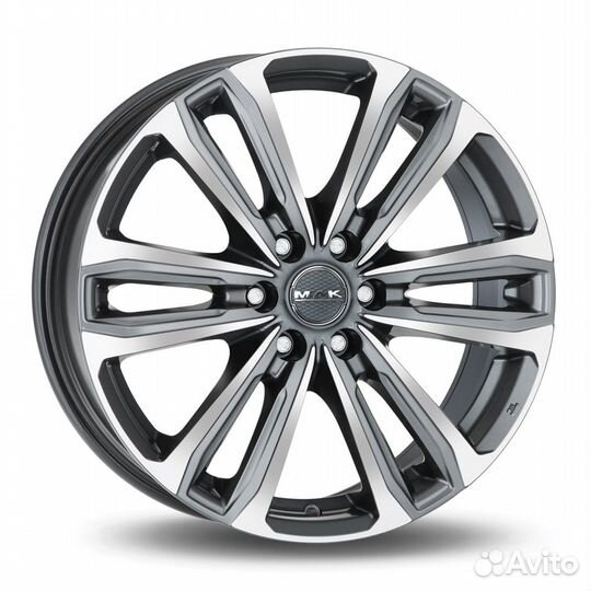 R17 6x139,7 7,5J ET38 D67,1 MAK Safari 6 Gunmetal Mirror Face