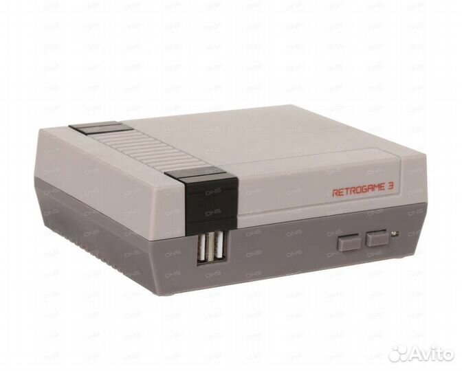 Ретро-консоль dexp retrogame 3 300 игр dendy, sega