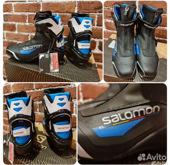 Лыжные ботинки Salomon RS8 и RS,новые, конек