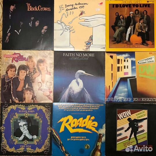 Виниловые пластинки. С 1 по 3-е фото - не играные