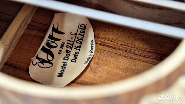 Гитара классическая Doff (полный массив)