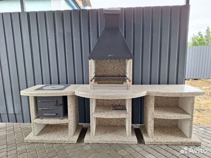 Барбекю Комфорт модульные угловые в наличии
