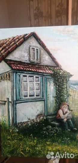 Картина маслом на холсте 