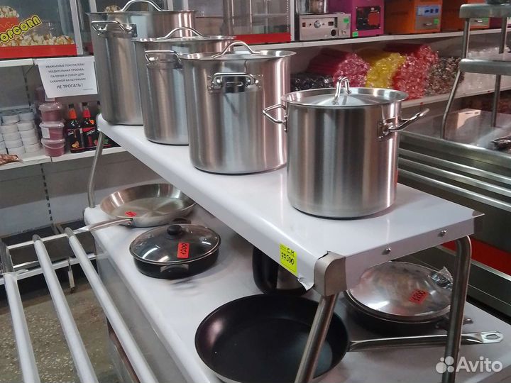 Сковорода нерж сталь с антипригарное покрытие