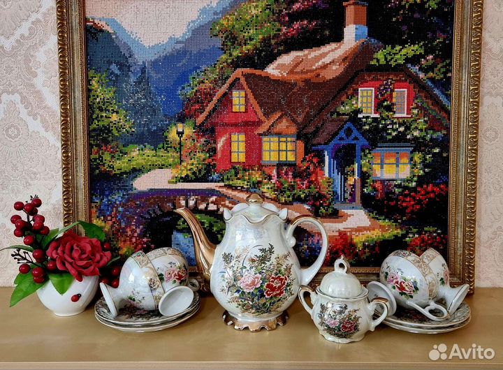 Чайный сервиз, Фарфор, производство Япония