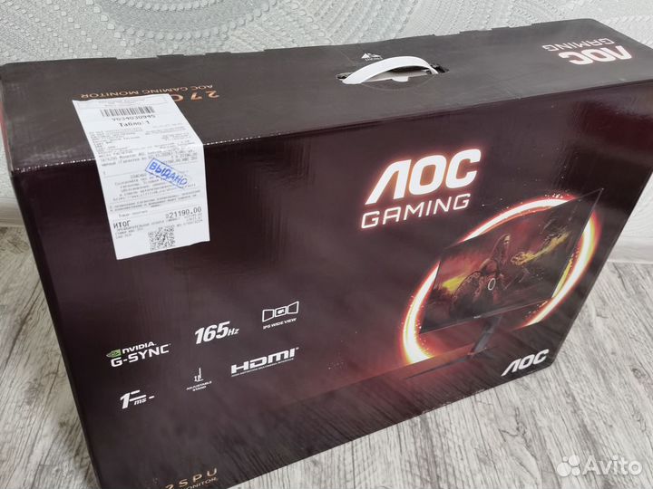 Монитор 144 гц AOC 27