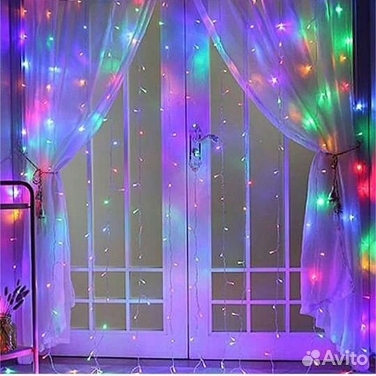Гирлянда штора