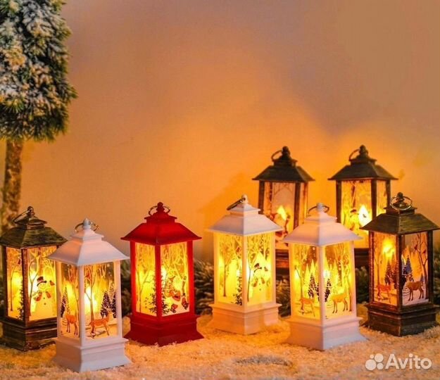 Фонарики новогодние, новогодний фонарь