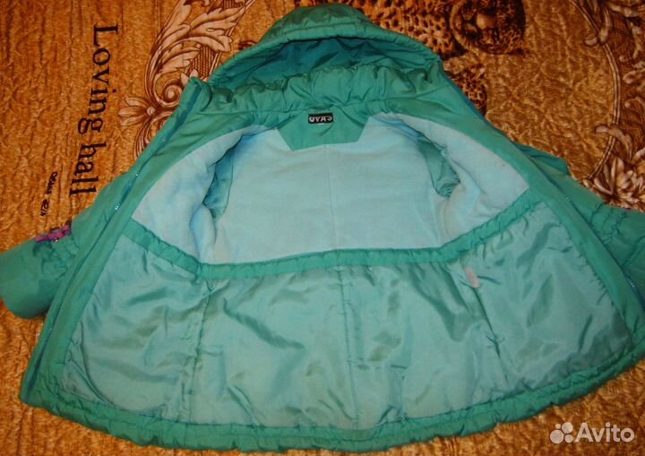 Зимний костюм для девочки на возраст 7-9 лет