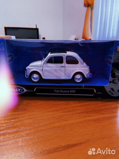 Коллекционные машинки welly Fiat Nuova 500