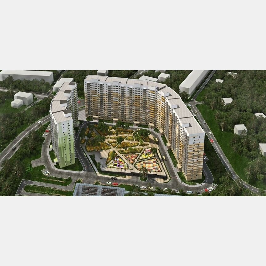 2-к. квартира, 71,4 м², 1/17 эт.