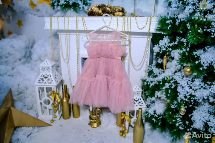 Новогоднее платье 104 110 новое