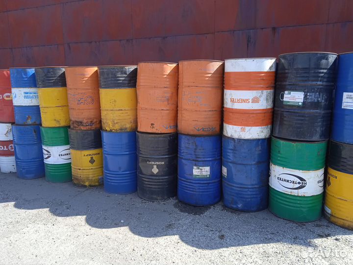 Бочки металлические б/у 200 литров