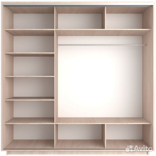 Шкаф-купе 3-х дверный Экспресс