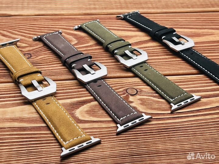Ремешок apple watch нубук