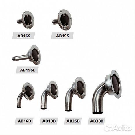 Патрубок вентиляционный, 16 мм прямой