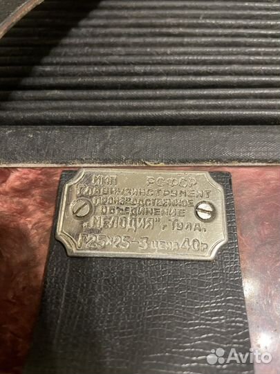 Гармонь тульская