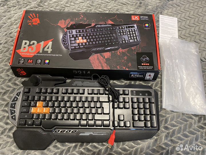 Игровая клавиатура A4Tech Bloody B314