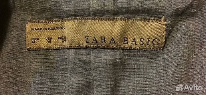 Пиджак женский летний хлопок Zara Basic