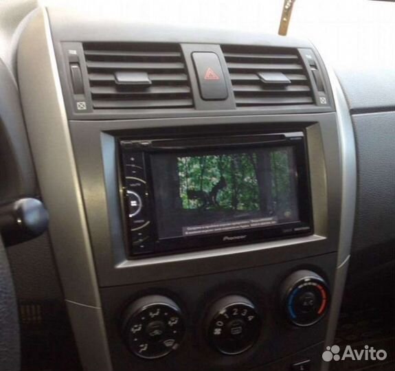 Переходная рамка 2din toyota corolla