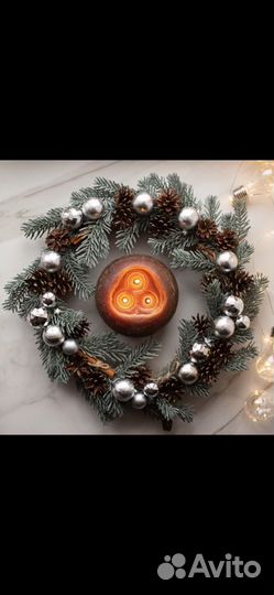 Новогодний рождественский венок