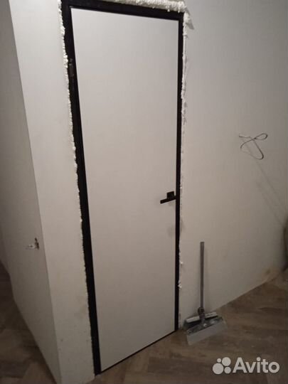 Скрытые межкомнатные двери под отделку