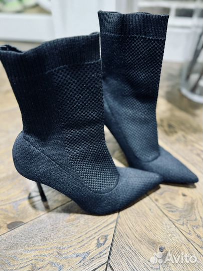 Ботильоны чулки zara 37