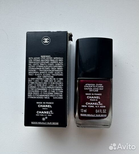 Chanel лак для ногтей 637 malice