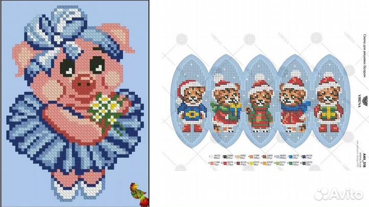 Вышивка бисером схемы