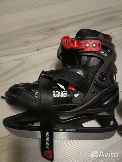 Коньки раздвижные детские