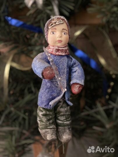 Ватные елочные игрушки новые