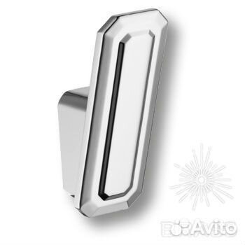 Крючок мебельный, глянцевый хром арт.7101 010MP02