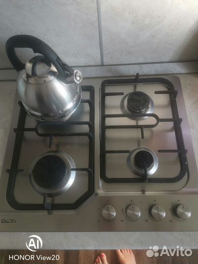 Газовая варочная панель 4 конфорки