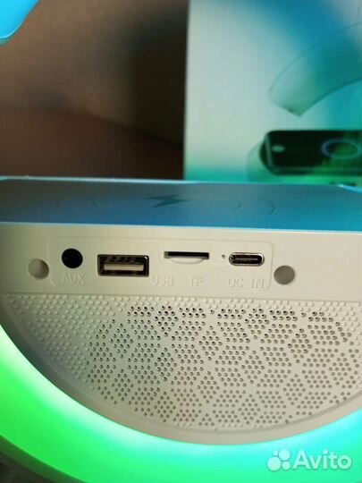 Смарт- колонка-беспроводная зарядка-ночник