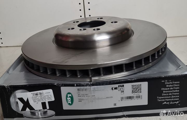Диск тормозной BMW 5 F07/F10/7 F01 передний левый