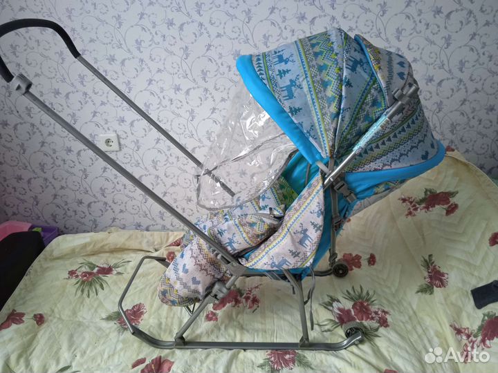 Коляска санки