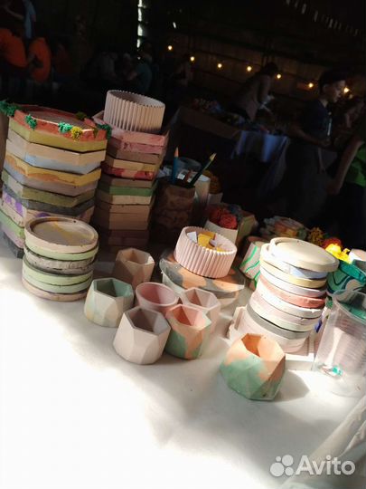 Мини кашпо со мхом