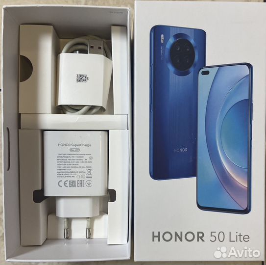 Телефон honor 50 lite черный