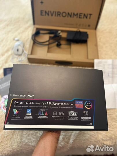 Ноутбук asus vivobook pro 15/ ryzen 5800 / RTX3050