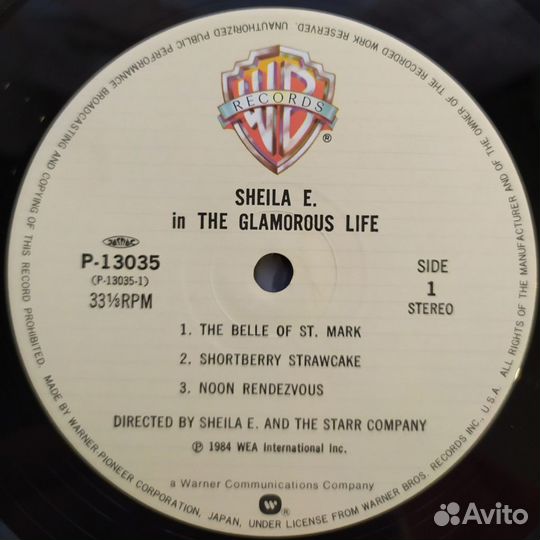 LP- Sheila E. - In The Glamorous Life /Japan/1984