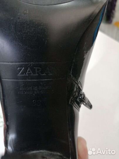 Ботильоны zara 38 новые