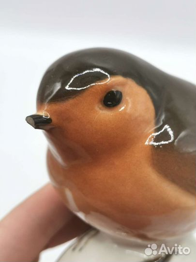 Статуэтка Птица Воробей Птичка лфз СССР